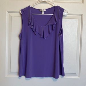 DRESSBARN Purple Blouse Size 2X